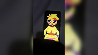 Toy Chica nude boobs cum tribute