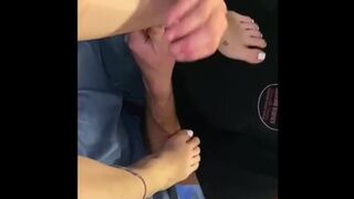 Teasing My Husband With My Sexy Feet